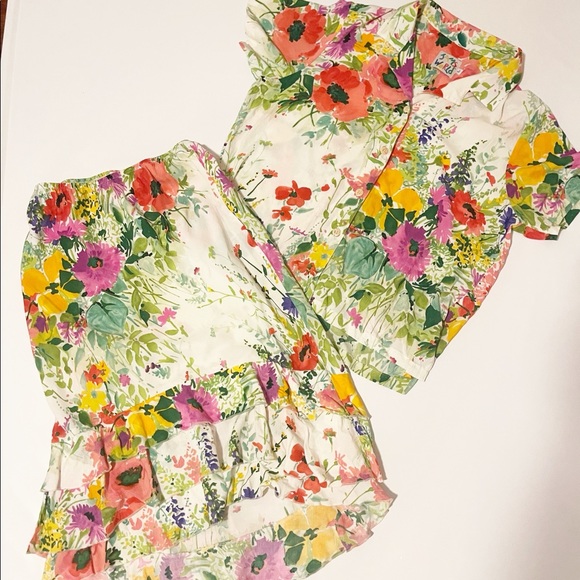 Jams World Dresses & Skirts - Jams World floral skirt set size M/L